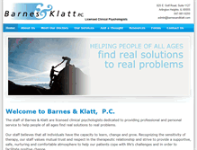 Tablet Screenshot of barnesandklatt.com